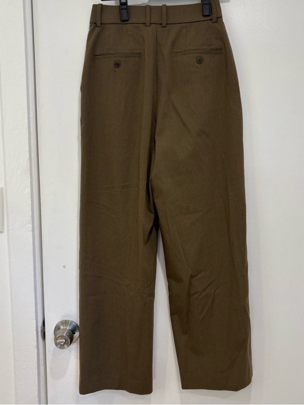 Uniqlo Olive Green Trousers Size S - Picture 2 of 3